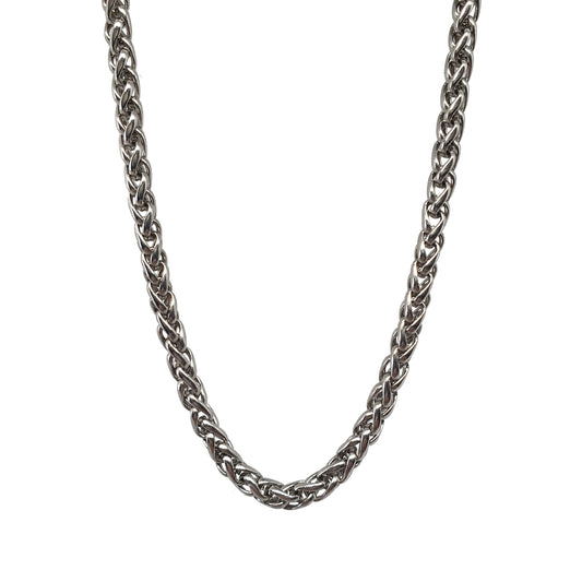 Classic Silver | 3mm Wheat Chain